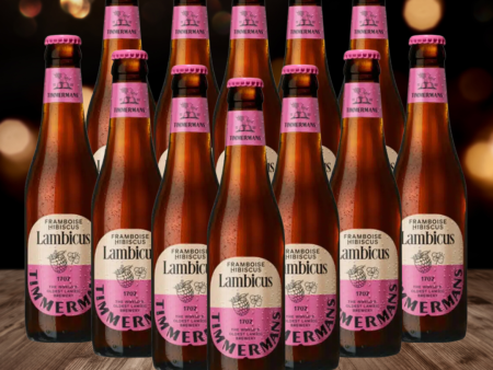 Timmermans Lambicus Framboise Hibiscus Belgian Fruit Beer 330ml Bottles - 4.0% ABV (12 Pack) Supply