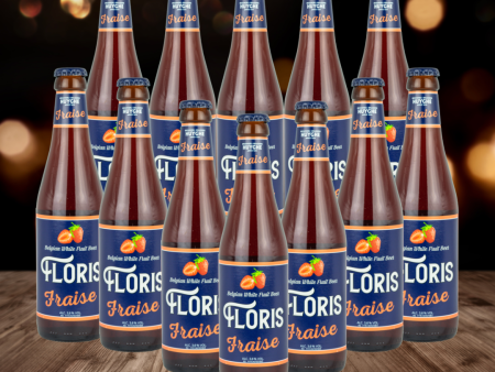 Floris Fraise Fruit Witbier Strawberry Belgian Fruit Witbier 330ml Bottles - 3.60% ABV (12 Pack) Cheap