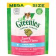 Greenies Savoury Salmon Dental Cat Treats 130g For Sale