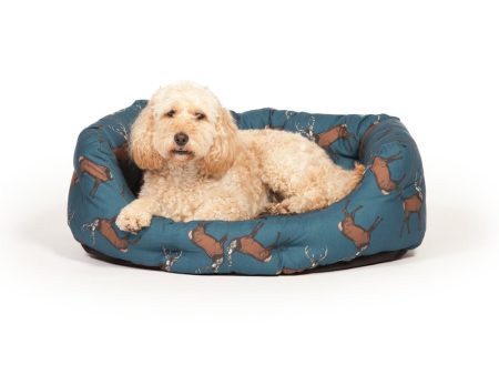 Woodland Stag Deluxe Slumber DogBed on Sale