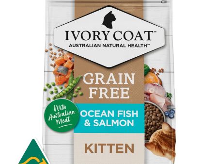 Ivory Coat Kitten Grain Free Ocean Fish & Salmon Cat Dry Food 2kg Online Hot Sale