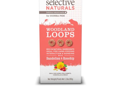 Selective Naturals Woodland Loops Guinea Pig Treats 80g Online Hot Sale