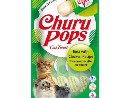 Inaba Cat Treat Churu Pops Tuna With Chicken 60g on Sale