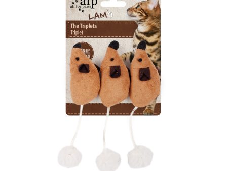 All For Paws The Lamb Triplets Cat Toy Online