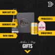 Prosecco & Gordon s Gin Gift Set in Engraved Rose Gold Box for Mum Hot on Sale