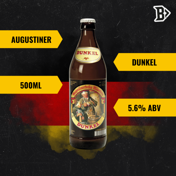 Augustiner German Dunkel 500ml Bottles - 5.6% ABV (12 Multipack) Cheap