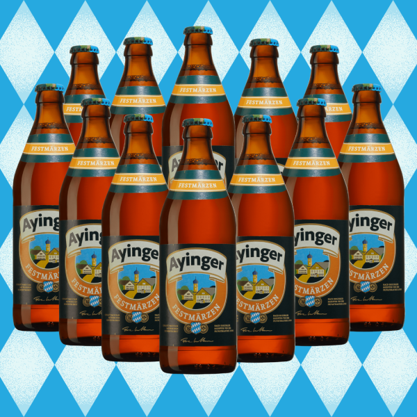 Ayinger Festmärzen Oktoberfest 500ml Bottles - 5.8% ABV (12 Pack) Online Hot Sale