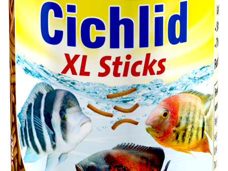 Tetra Cichlid Sticks XL, Complete Food for Large Cichlids Hot on Sale