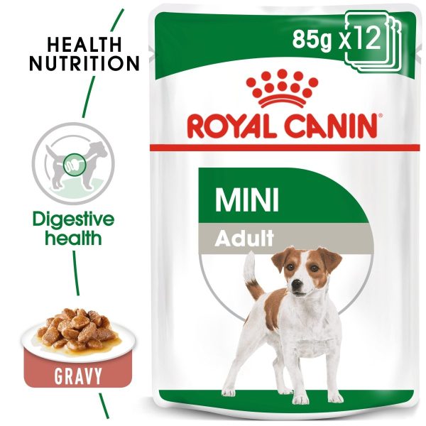 ROYAL CANIN® Mini Adult in Gravy Wet Dog Food 12x 85g Discount