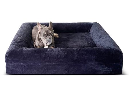 Dazy Dog Orthopaedic Memory Foam Dog Bed Midnight Blue Plush Online