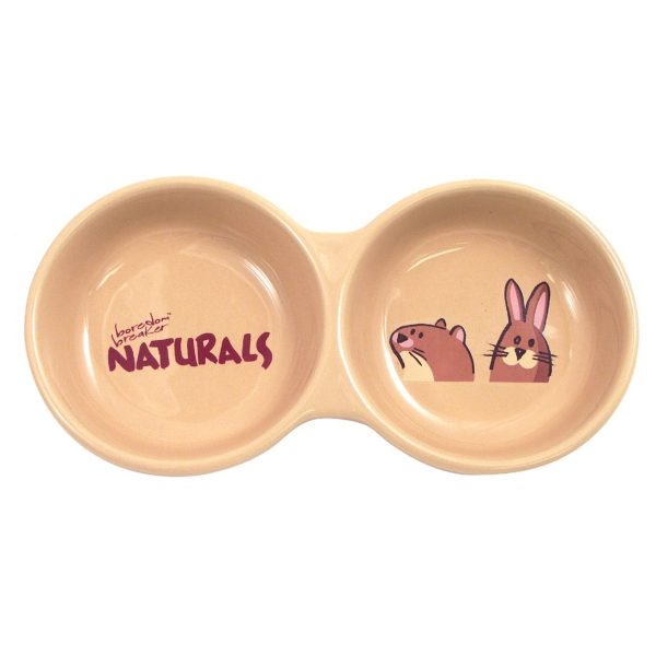 Rosewood Rabbit And Guinea Pig Print Ceramic Bowl For Cheap