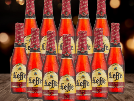 Leffe Belgian Ruby Abbey Beer 330ml Bottles - 5.0% ABV (12 Pack) Online Hot Sale