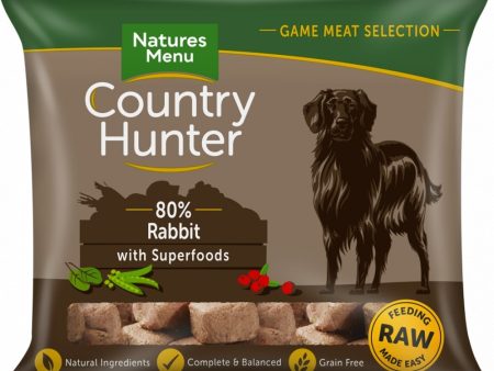 COUNTRY HUNTER RAW NUGGETS  FULL-FLAVOURED RABBIT  FOR ADULT DOGS-1KG Hot on Sale