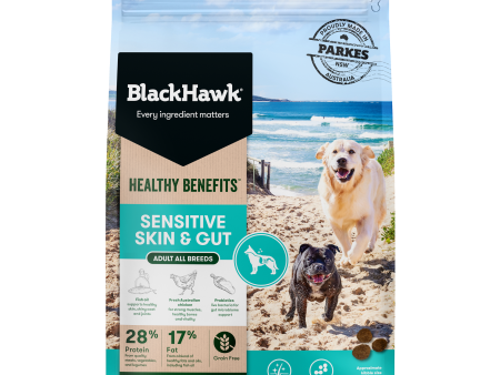 Black Hawk Healthy Benefits Adult Sensitive Skin and Gut Dry Dog Food Discount