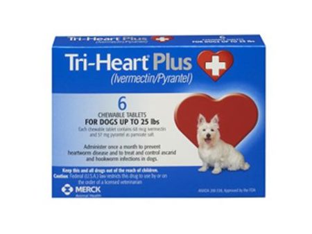 RX Tri-Heart Plus for Dogs up to 25 lbs, 6 Treatments Online