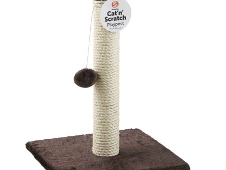 Cat  N  Scratch Playpost & Ball For Cheap