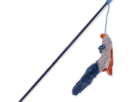 Kazoo Flying Mouse Wand Cat Toy Online