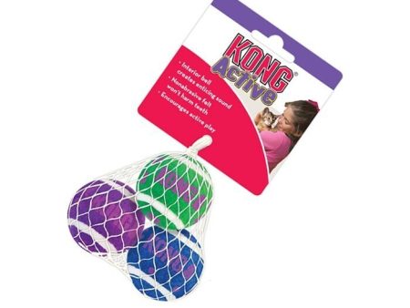 KONG Active Tennis Balls with Bells Cat Toy Online