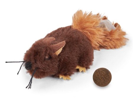 Kazoo Squishy Squirrel Cat Toy For Discount