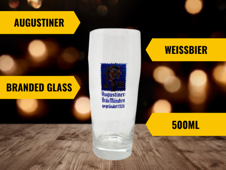 Augustiner Weissbier 500ml Glass Hot on Sale