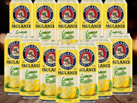 Paulaner Natur Lemon Radler 500ml Cans (12 Pack) - 2.5% ABV Online Hot Sale