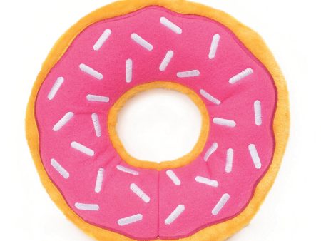 Zippypaws Jumbo Donutz Strawberry Dog Toy Online Sale