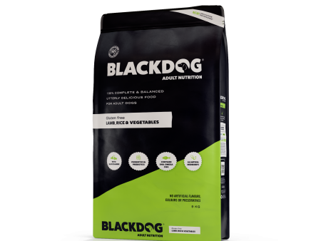 Blackdog Adult Lamb Rice & Vegetables Dry Dog Food 9kg For Cheap