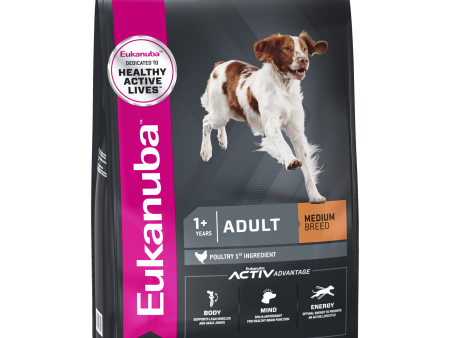 Eukanuba Adult Medium Breed Dry Dog Food 15kg Fashion