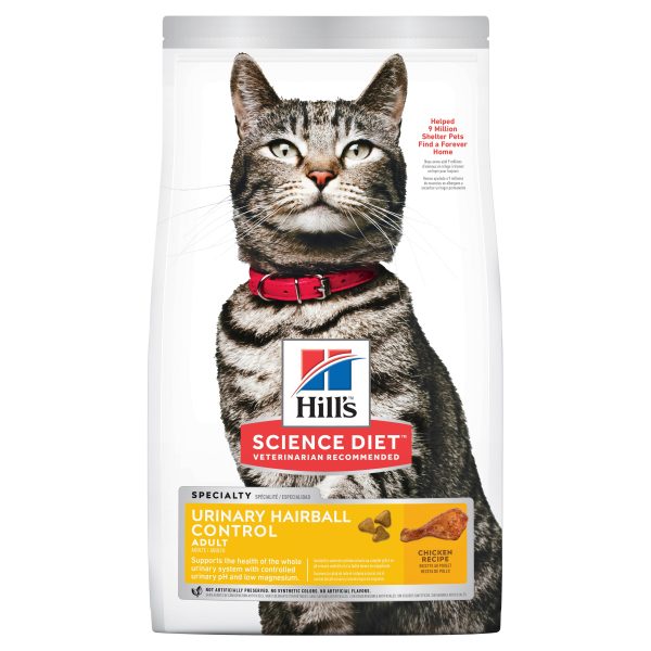 Hill s Science Diet Adult Urinary Hairball Control Dry Cat Food For Discount