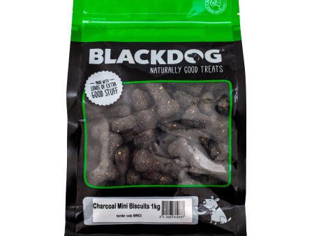 Blackdog Mini Biscuits Charcoal Dog Treat 1kg Discount