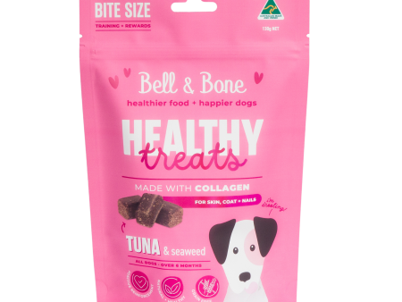 Bell & Bone Healthy Treats Skin, Coat + Nails Tuna & Seaweed Dog Treats 130g For Discount