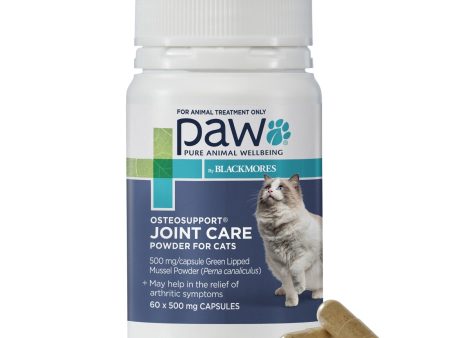 PAW By Blackmores Cat Supplement Osteosupport 60 Pack Discount