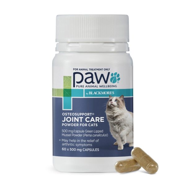 PAW By Blackmores Cat Supplement Osteosupport 60 Pack Discount