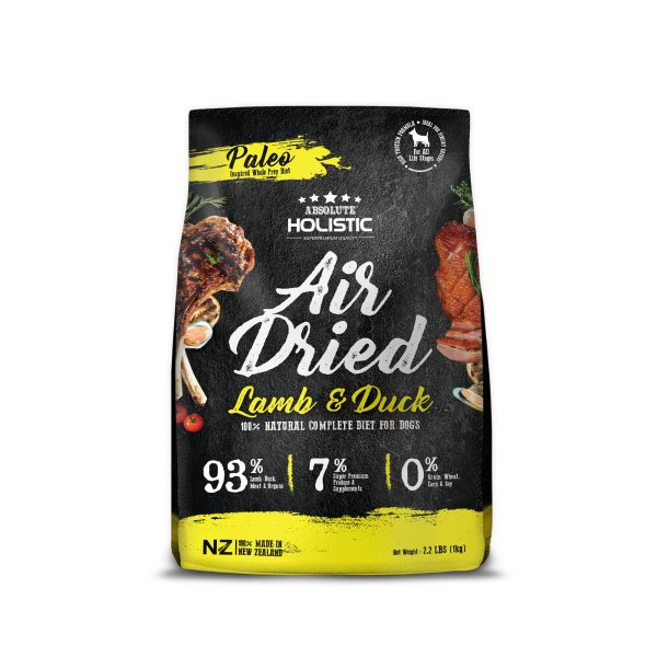 Absolute Holistic Air Dried Dog Food Lamb & Duck 1kg Discount