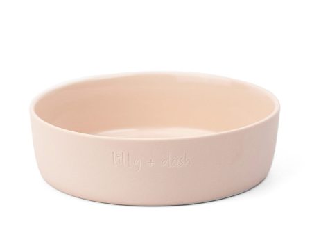 Lily and Dash Dog Bowl Rose Quartz on Sale