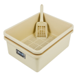 Catmate Sieve Cat Litter Tray Beige on Sale