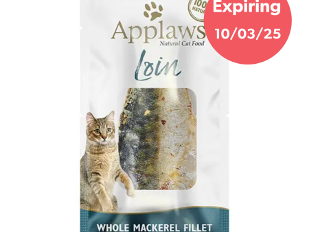 Applaws Wet Cat Whole Mackeral Fillet Treat 30g Hot on Sale