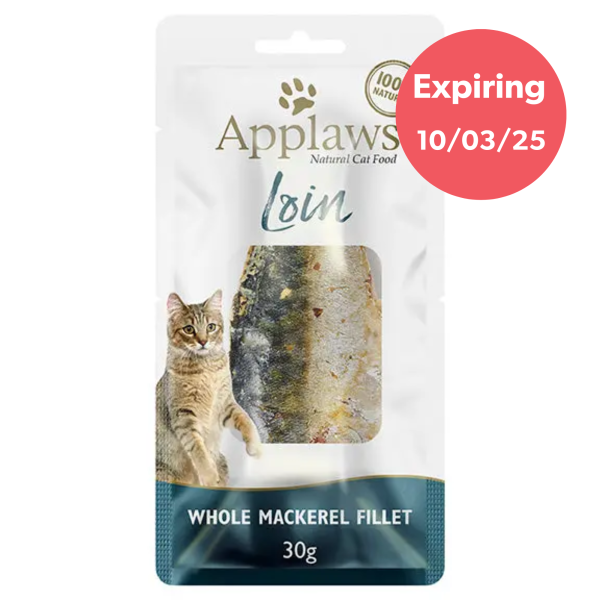 Applaws Wet Cat Whole Mackeral Fillet Treat 30g Hot on Sale