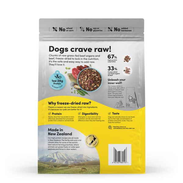 Animals Like Us RawMix33 with Grass-Fed Beef Dog Food 2kg Online Hot Sale