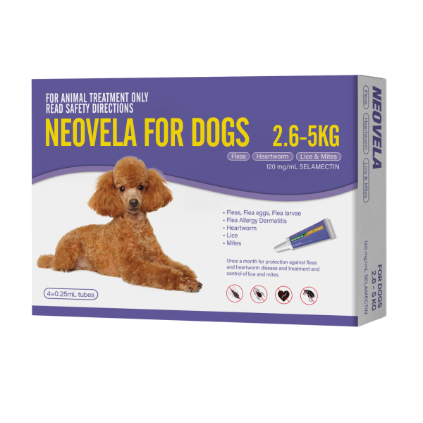 Neovela For Dogs 2.6-5kg 4 Pack For Cheap