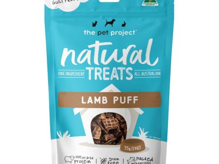 The Pet Project Dog Treat Lamb Puff 55g Discount