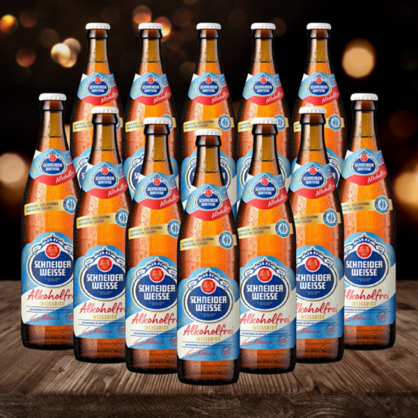 Schneider Weisse Alkoholfrei Tap 3 German Low Alcohol Beer 500ml Bottles - 0.5% ABV (12 Pack) Discount