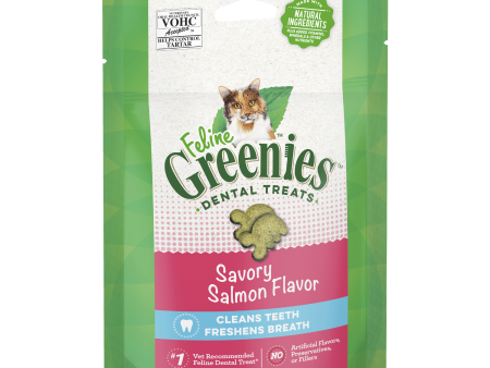 Greenies Cat Dental Health Treats Savory Salmon Cheap