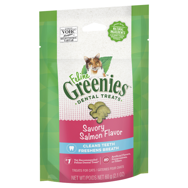 Greenies Cat Dental Health Treats Savory Salmon Cheap