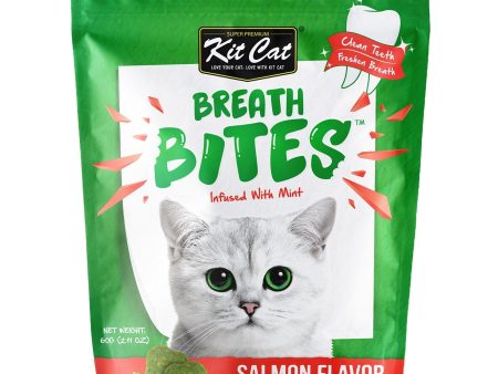 Kit Cat Breath Bites Cat Treat Salmon 60g Discount