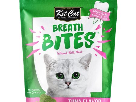 Kit Cat Breath Bites Cat Treat Tuna 60g For Cheap