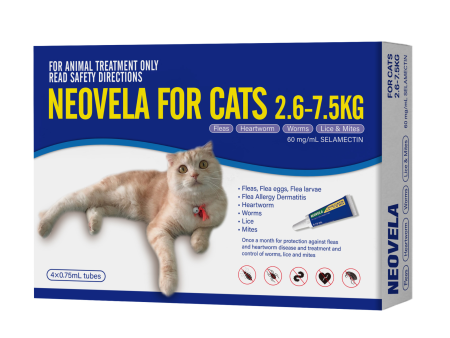 Neovela For Cats 2.6-7.5kg 4 Pack Online Hot Sale