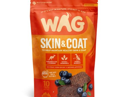 WAG Dog Treat Kangaroo Jerky Skin & Coat 10 Pack Online Hot Sale