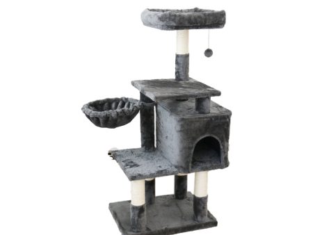 CATIO Chipboard Flannel Abode Cat Scratching Tree Online Sale