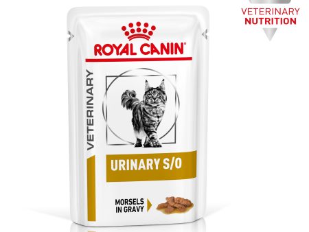 Royal Canin Veterinary Diet Urinary S O Adult Wet Cat Food Pouches 85g x 12 Discount